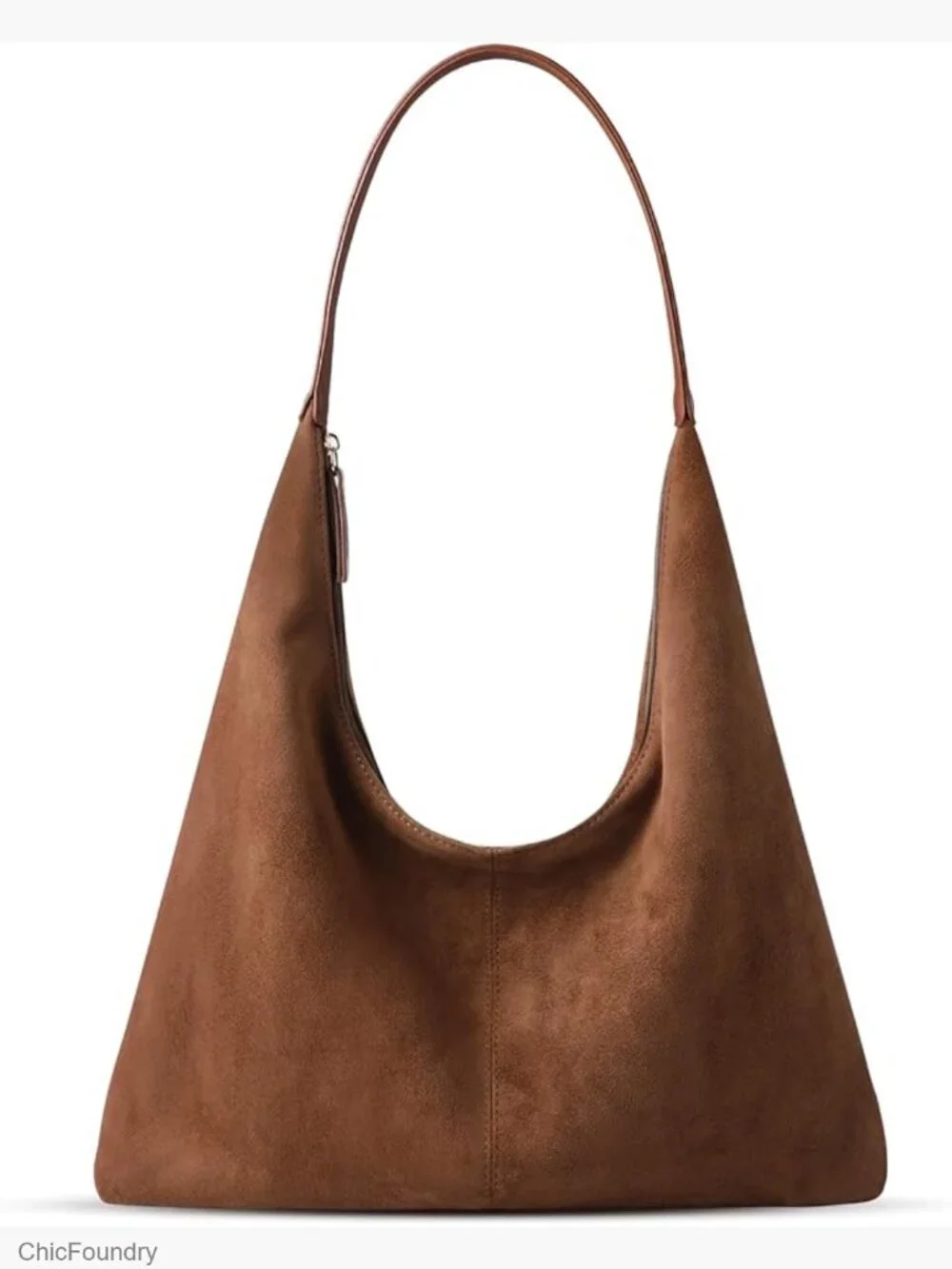 Suede Shoulder Bag Slouchy Tote Satchel Crossbody Purse Hobo Handbag